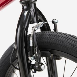 Bicicleta BMX Wipe 500 Niños 7-9 Años Rojo 18"