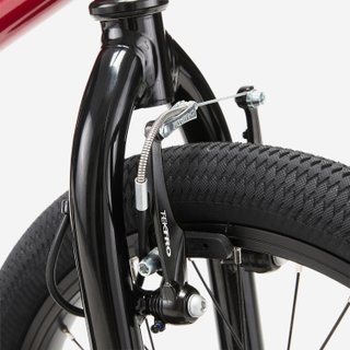 Bicicleta BMX Wipe 500 Niños 7-9 Años Rojo 18"