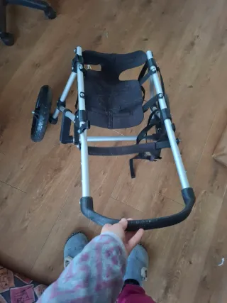 Silla de ruedas delantera para perro