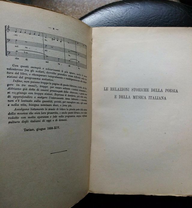 ANDREA DELLA CORTE LE RELAZIONI STORICHE 1937