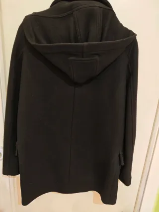 Abrigo Zara Negro Mujer