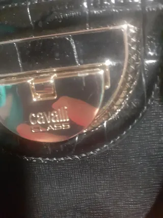 Borsa Cavalli Class nera lucida