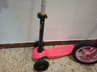 Lote Patinete y Bicicleta Infantil Rosa