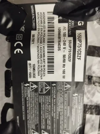 Fuente Alimentación EAX68284302 LG 55UP751C0ZF