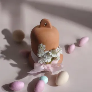 Campanella Pasquale Terracotta H 14 cm