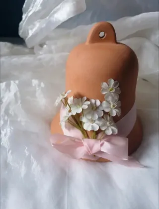 Campanella Pasquale Terracotta H 14 cm