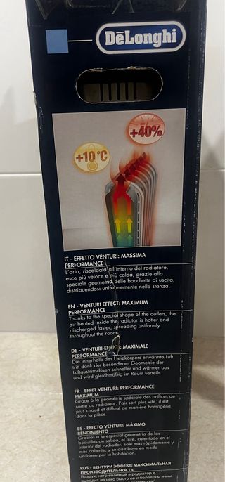 Radiador eléctrico de aceite gris