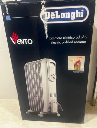 Radiador eléctrico de aceite gris