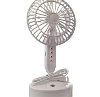Ventilador de mesa con humidificador
