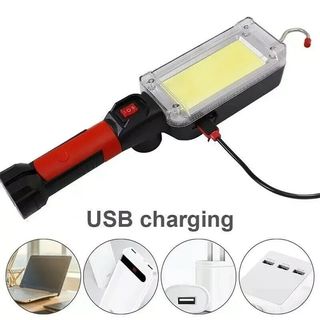 Torcia LED Ricaricabile USB Lampada Multiuso