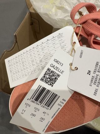 Zapatillas bambas Adidas Gazelle T. 45,5 / 11