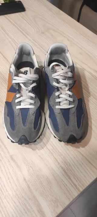 Zapatillas New Balance 327 Hombre Azul/Gris