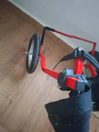 Silla de ruedas delantera para perro