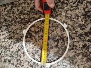 Plato giratorio para microondas de cristal