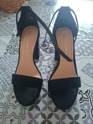 Zapatos de fiesta Pull&Bear negros talla 36