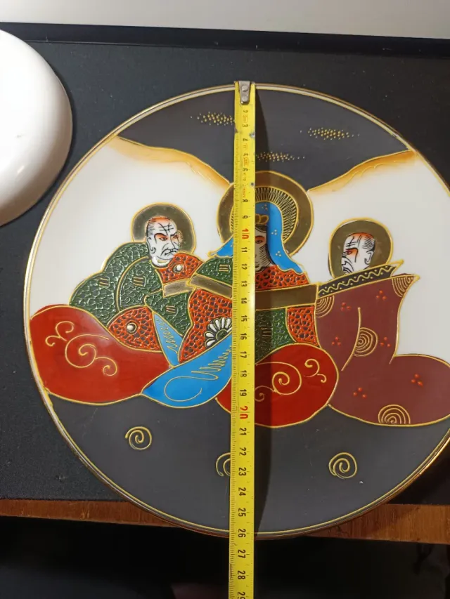 Plato Porcelana Japonesa Satsuma