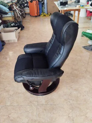 Sillón Relax Negro polipiel