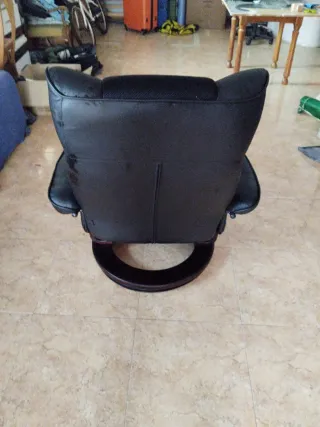 Sillón Relax Negro polipiel