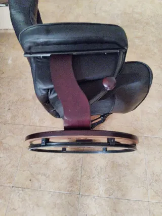 Sillón Relax Negro polipiel