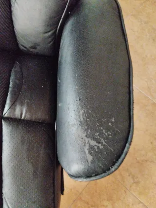 Sillón Relax Negro polipiel