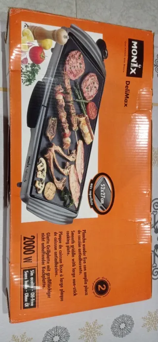 Plancha Asar Monix 52x27cm ( tamaño grande)