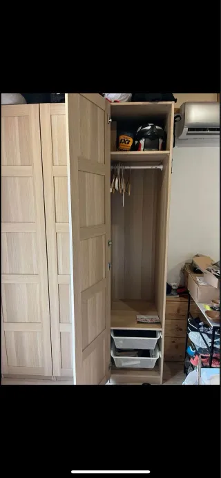 Armario Ikea Madera Beige