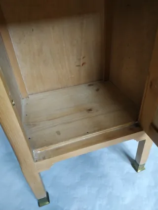 Mesilla auxiliar antigua madera