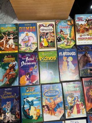 Lote Películas VHS Disney y Animación