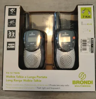 Coppia Walkie Talkie Brondi FX-10