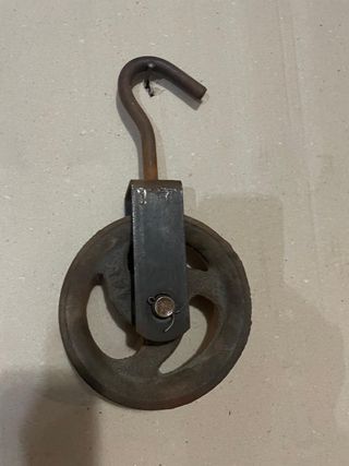 Carrucola argano con gancio