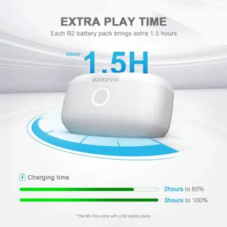 BOBOVR M3 PRO + BATTERIA B2 x Meta Quest 3 3S