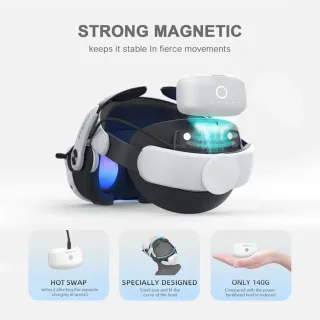 BOBOVR M3 PRO + BATTERIA B2 x Meta Quest 3 3S