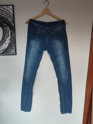 Pantalón vaquero mujer azul
