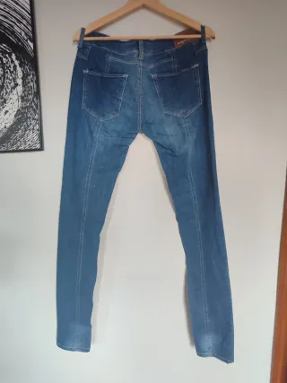 Pantalón vaquero mujer azul