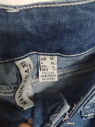 Pantalón vaquero mujer azul