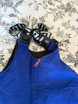 Conjunto Ropa Nieve Infantil Azul y Negro 3-4 años