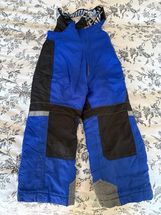 Conjunto Ropa Nieve Infantil Azul y Negro 3-4 años