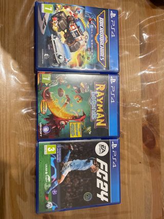 Pack 3 Juegos PS4: FC24, Rayman Legends, Micromach