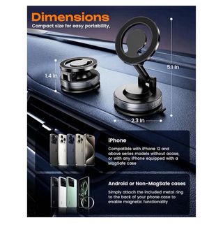 Soporte magnético para teléfono 360°