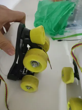 Patines Retro Blancos Talla 33