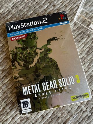 Metal Gear Solid 3 PS2 Edición Metálica Precintado