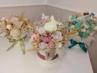 Creazioni gesso ceramico e cera di soia profumata