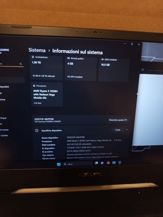 PC PORTATILE TUF GAMING|16GB|SSD 512+1T|GTX1060