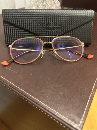 Gafas Progresivas Steiner Vision Doradas Naranja