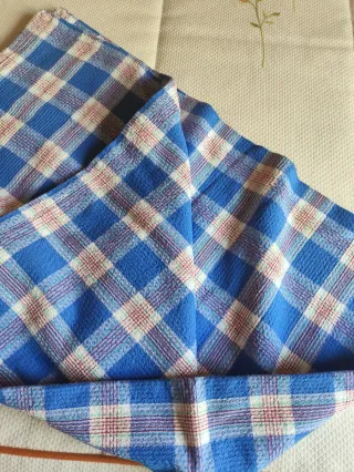 Mantelería vintage cuadros