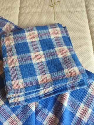 Mantelería vintage cuadros