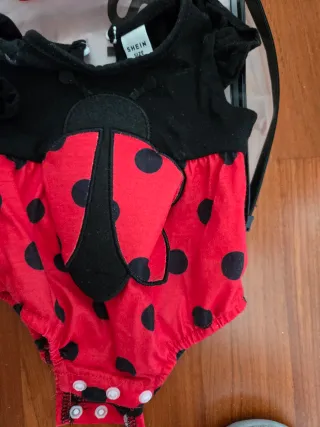 Disfraz mariquita bebé 1 mes