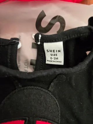 Disfraz mariquita bebé 1 mes