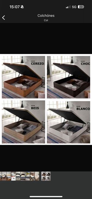 Canapes colchones sofas armarios bases cabezales