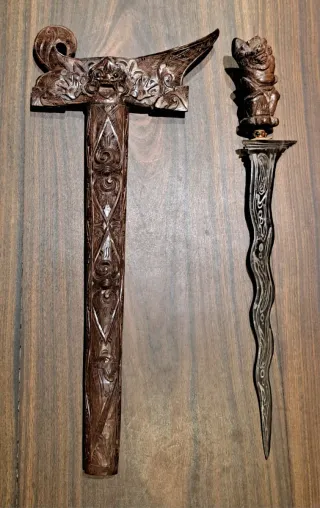 Antigua Keris Kris Bali Lombok Indonesia